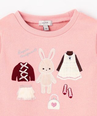 ANY KIDS クローゼットモチーフトレーナー ピンク