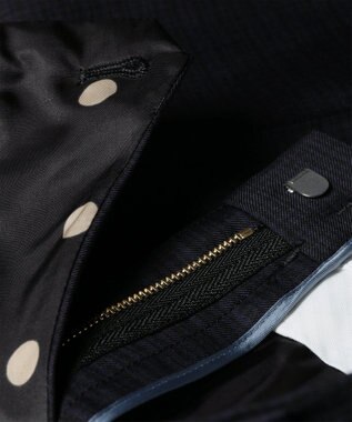 Paul Smith クラシカルチェック テーパードパンツ ネイビー