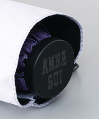AURORA 【 ANNA SUI（アナ スイ）】マイメロディ&クロミ 晴雨兼用傘（折りたたみ傘）シルエット パープル