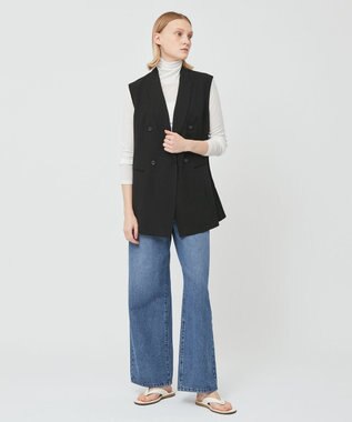 BEIGE， SORE / ハイネックカットソー White