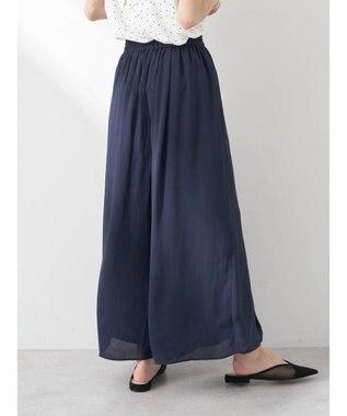 earth music&ecology 選べる丈スカーチョ Navy