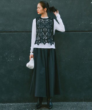 23区 【Oggi5月号掲載/洗える】シアー レイヤード TEE ホワイト系