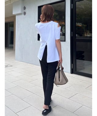 Green Parks ショルダーカットチュニック Off White