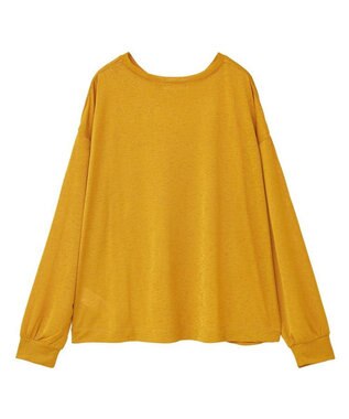 Green Parks シアーロゴ長袖プルオーバー Orange