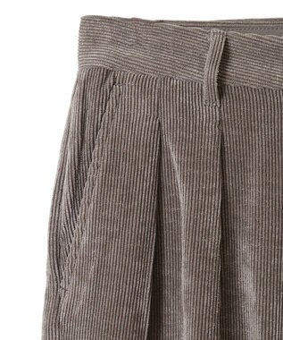 AMERICAN HOLIC コーデュロイタックワイドパンツ Mocha