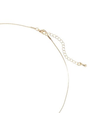 YECCA VECCA ガラスMIXロングネックレス Gold