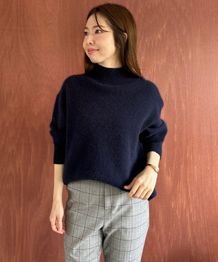 【WEB＆一部店舗限定】へアリースウェット ハイネックニット