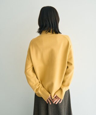 YECCA VECCA ワイドリブニット Yellow