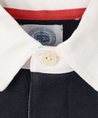 J.PRESS KIDS 【110-130cm】ホワイトカラー ポロシャツ ネイビー系