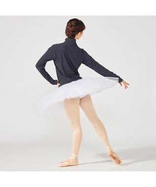 Chacott ウォームアップジャケット ネイビー