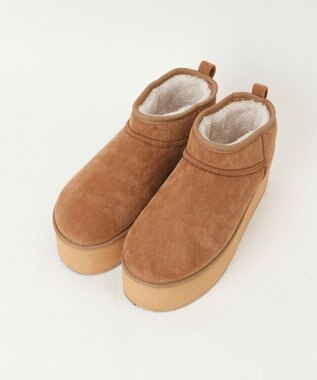 WEGO Fムートンブーツ ベージュ