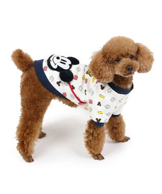 PET PARADISE ディズニー ミッキーマウストレーナー 《ポーチ付き》 小型犬 ホワイト