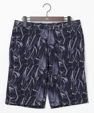 JOSEPH ABBOUD 【驚きの多機能】ライトウェーブ リゾートプリントハーフパンツ ネイビー系5