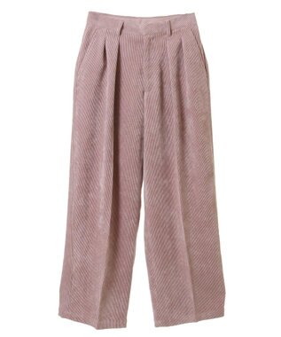 AMERICAN HOLIC コーデュロイタックワイドパンツ Pink
