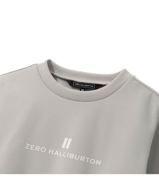 ZERO HALLIBURTON 【洗える】超軽量ロングスウェット 82747 軽い トレーナーストレッチ 保温 ゴルフ ZHG-W10a グレー