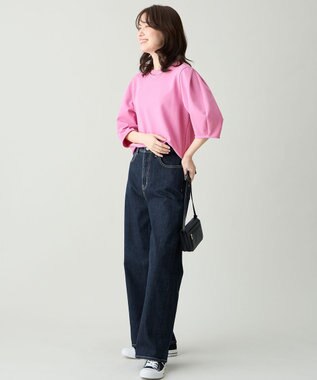 ANY ダンボールコクーンスリーブプルオーバー ベリーピンク