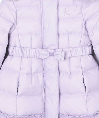 組曲 KIDS 【110-140cm】ロングダウンコート ラベンダー系