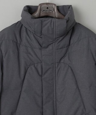 GOTAIRIKU 【仕事で着用可】MINOTECH メランジラミネート ダウンコート(23年モデル) グレー系