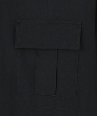 JOSEPH HOMME ライトストレッチアムンゼン ミリタリージャケット ブラック系