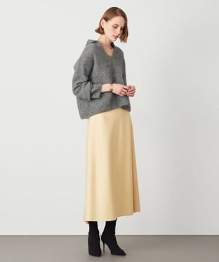 BEIGE， 【S-size】CORBY / フレアスカート Maize