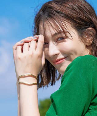 Tiaclasse アンティークバングル ゴールド