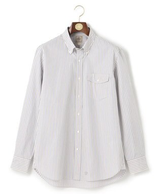 J.PRESS MEN ポプリンストライプシャツ/B.D アイボリー系1