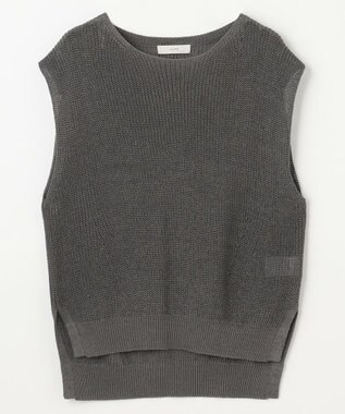 ANY L ギマノースリーブニット チャコール