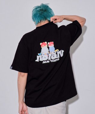 WEGO 【ユニセックス着用ITEM/MLサイズ展開】別注VISIONベアグラフィックT（SS） ブラック