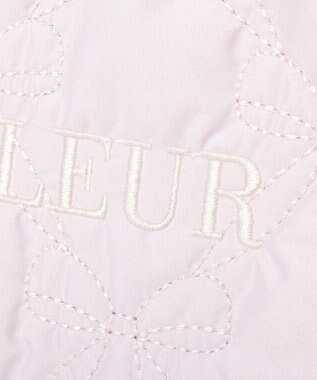 Maison de FLEUR ギャザーハンドル2Wayリボンキルティングトート Pink