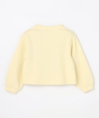 ANY KIDS 【洗濯機可能】スナップボタン カーディガン イエロー