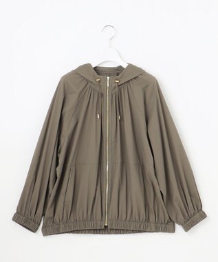 自由区 L 【カタログ掲載】ソフトナイロンリップ ブルゾン カーキ