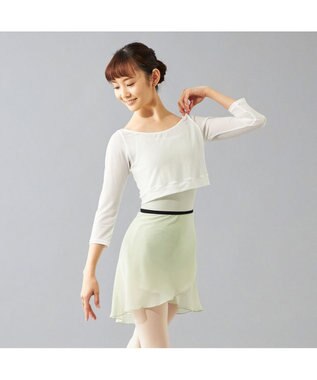 Chacott ショートトップ オフホワイト