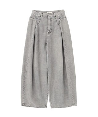 earth music&ecology タックバルーンデニム Black