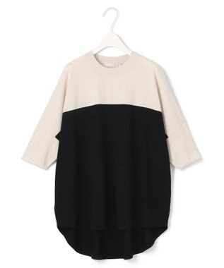 ICB L 【人気のため新色追加・接触冷感・UVカット・洗える】 VIS/NYハイゲージ プルオーバー トープ×ブラック系