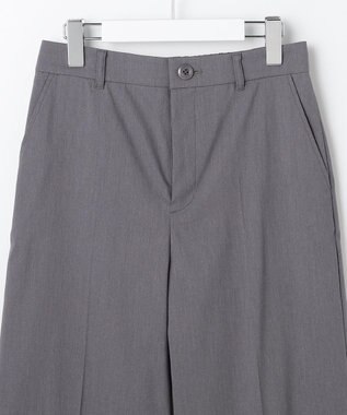 ANY SIS S エアリーストレッチ ワイドパンツ シャンブレーグレー