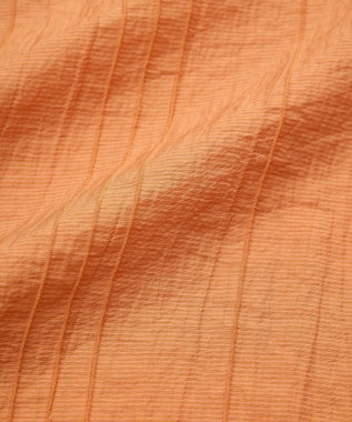 CRAFT STANDARD BOUTIQUE ストライプジャカードパフスリーブブラウス Orange