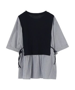 Green Parks テレコドッキングチュニック２ Dark Navy