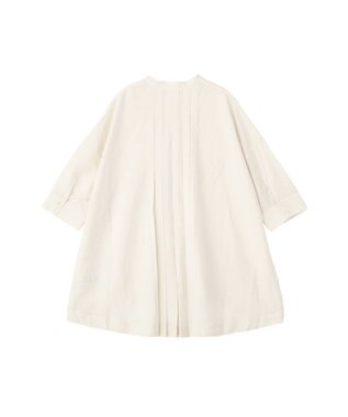 AMERICAN HOLIC 【WEB限定】接触冷感バンドカラーシャツチュニック Ivory