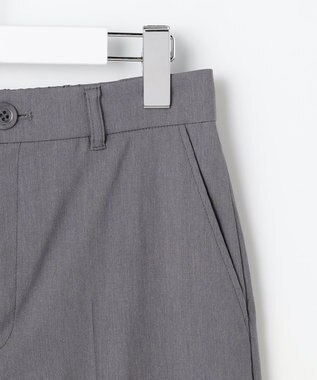 ANY SIS S エアリーストレッチ ワイドパンツ シャンブレーグレー