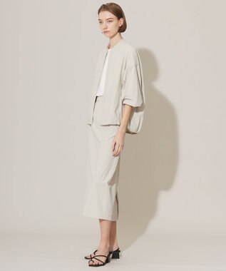 ICB L 【接触冷感・UVカット・洗える】アトラストリコット ジップアップブルゾン トープ系