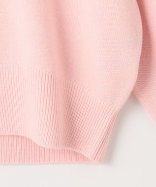 組曲 L 【2WAY・WEB限定】ウールカシミヤミックス ハイネックニット ピンク系