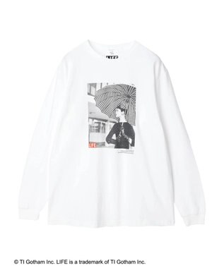 Green Parks ＬＩＦＥ　フォトプリントロングＴシャツ Black