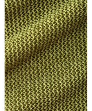 Green Parks メッシュポロ衿ニットプルオーバー Green