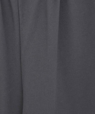 Green Parks フラワーくり抜き刺繍スウェットワイドパンツ Charcoal Gray