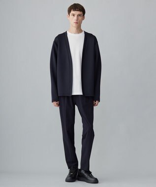 UNFILO MENS BEAUTY FORM JERSEY 着流しカーディガン ネイビー