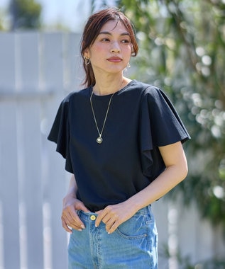 ANY 【洗濯機可/接触冷感/UVケア】ソロナフリルスリーブプルオーバー