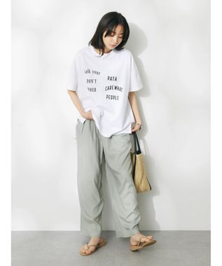 CRAFT STANDARD BOUTIQUE レーヨンワイドパンツ Sax