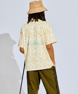 PW CIRCULUS 【UV遮蔽率99.5%  UVカット/速乾/ストレッチ】【MEN】アニマルドットポケットモックT ゴルフ イエロー系5