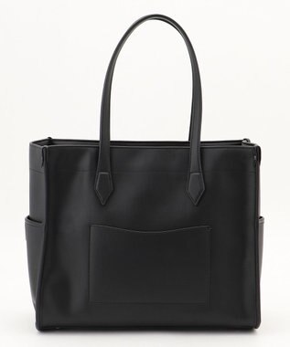 Y'SACCS リサイクルレザー　バインダーA4トートバッグ ブラック