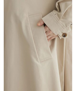 Green Parks 花粉防止　袖タックコート Beige